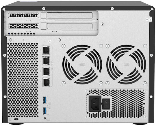 QNap TS-H886-D1602-8G NAS Tower με 6 θέσεις για HDD/SSD και 4 θύρες Ethernet