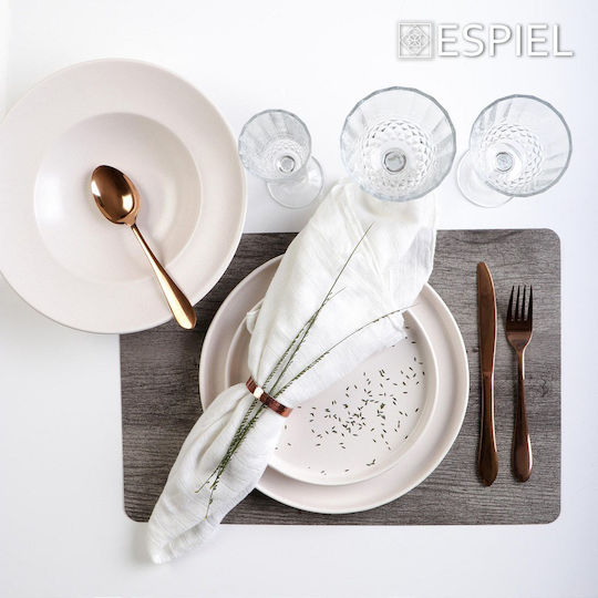 Espiel Inox Fruit/Dessert Fork Set Rose Gold Prime 17.8cm 12pcs