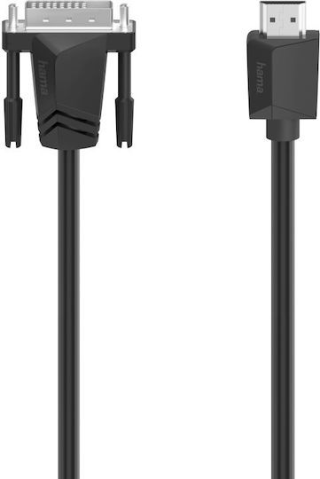 HAMA DVI-I Male to HDMI Male Cable 1.5m Black