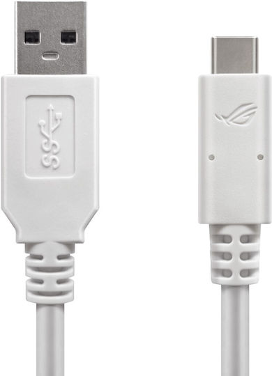 Asus Rog Strix Arion Θήκη για Σκληρό Δίσκο M.2 SATA III NVME με σύνδεση USB 3.2 Type-C σε Λευκό χρώμα