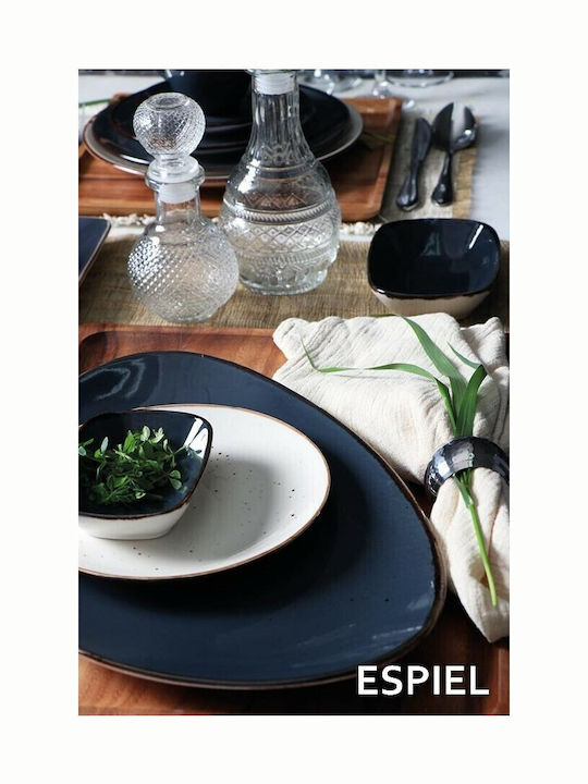 Espiel Terra Πιατέλα Σερβιρίσματος Ορθογώνια από Πορσελάνη Πορτοκαλί 30.5x21εκ.