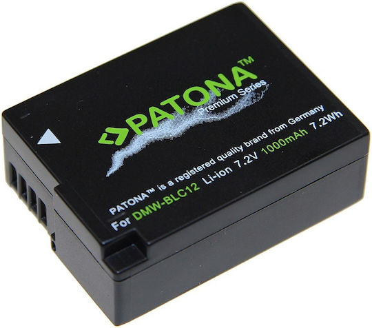 Patona Μπαταρία Φωτογραφικής Μηχανής Dmw-blc12 1196 Ιόντων-Λιθίου (Li-ion) 1500mAh Συμβατή με Panasonic