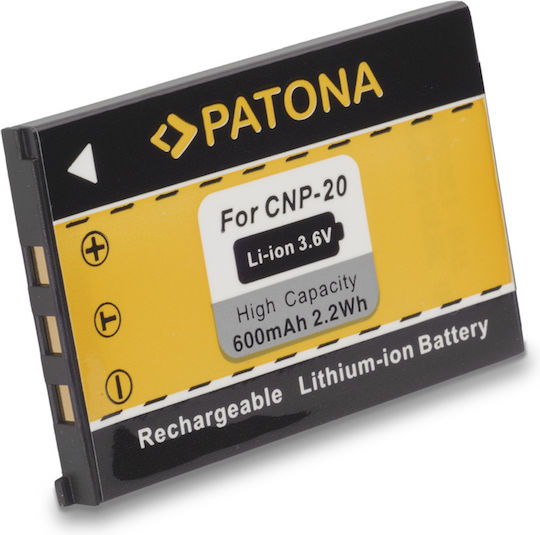 Patona Baterie aparat foto NP-20 1023 Litiu-Ion (Li-Ion) 600mAh Compatibilă cu Casio