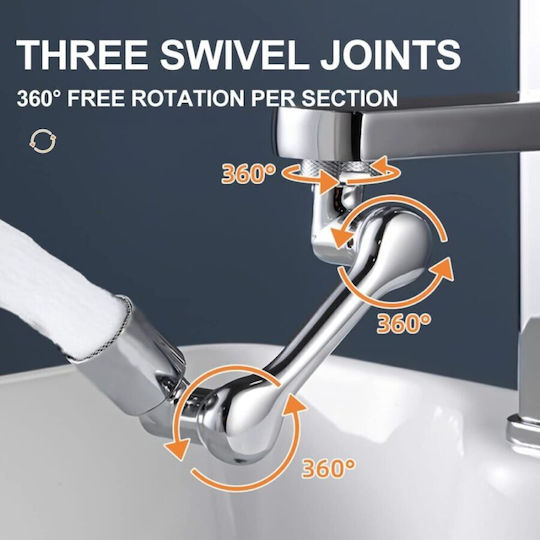 360° Flexibel Spritzfilter Wasserhahn mit Filter