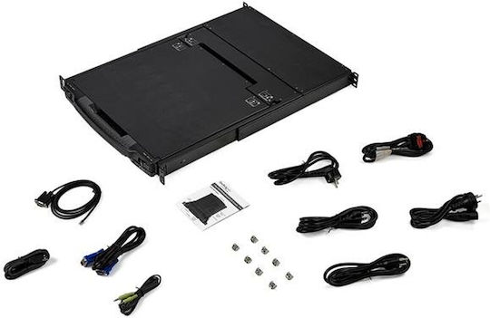 StarTech Dual Rail Rackmount KVM Console HD 1080p - Single Port DVI/VGA