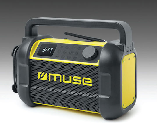 Muse Φορητό Ηχοσύστημα με Bluetooth / CD / MP3 / USB / Ραδιόφωνο Μπλε