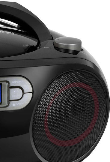 Blaupunkt Boombox BB18BK Φορητό Ηχοσύστημα με CD / MP3 / USB / Ραδιόφωνο Μαύρο