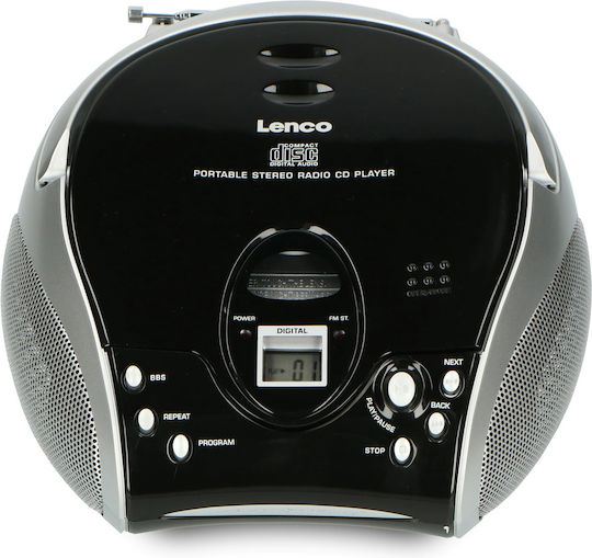 Lenco Tragbares Soundsystem mit CD / MP3 / Radio Schwarz