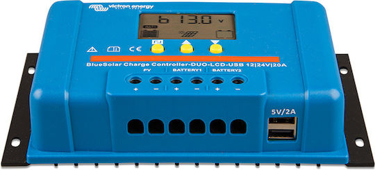 Victron Energy Bluesolar Pwm-lcd&usb 12/24v-30a