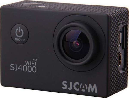 SJCAM SJ4000 Action Camera 4K Ultra HD Underwater with Case Standard with 2-inch Screen and Wi-Fi Black