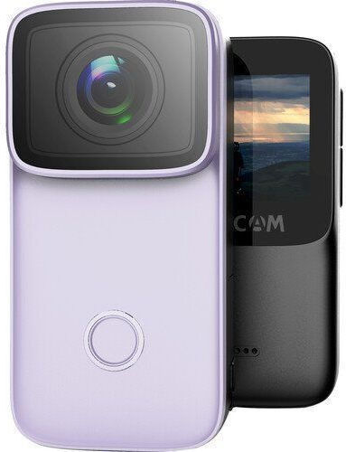 SJCAM C200 Action Camera 4K Ultra HD 360° Capture Underwater (with Case) with Screen 1.28" and Wi-Fi White