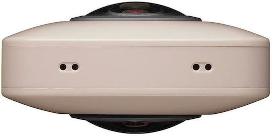 Ricoh Theta SC2 Action Camera Full HD (1080p) Λήψης 360° Υποβρύχια (με Θήκη) και Wi-Fi Μπεζ