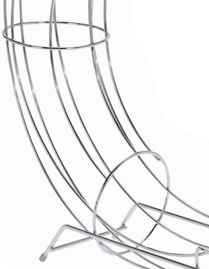 Excellent Houseware Fruitieră Metalic Argintiu 31x11x44buc