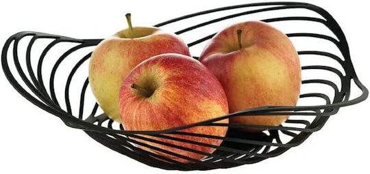 Alessi Fruit Bowl Inox Gray 26x26x7cm