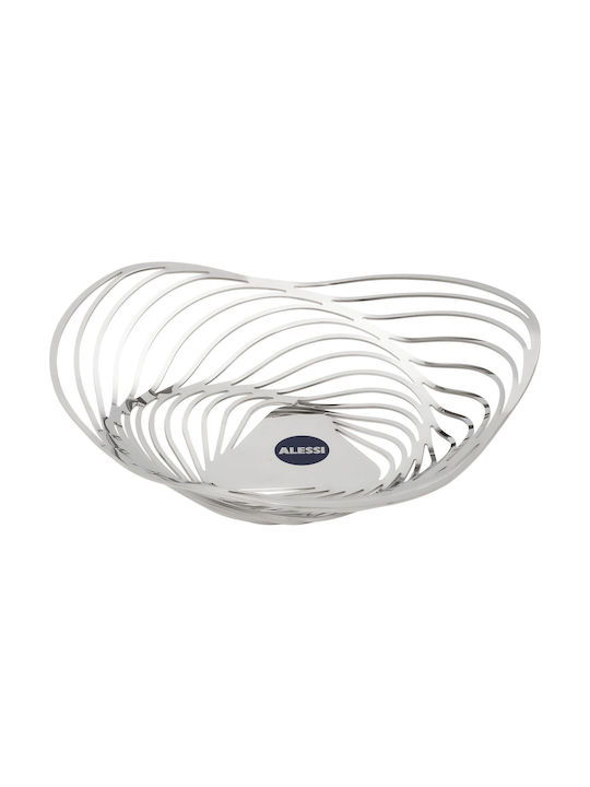 Alessi Fruitieră Inox Gri 26x26x7buc