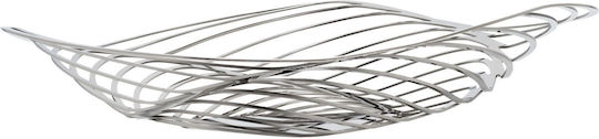 Alessi Trinity Φρουτιέρα Inox Ασημί 43x10εκ.