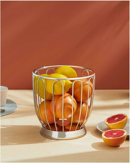 Alessi Плодова кошница Inox Жълт 22x22бр