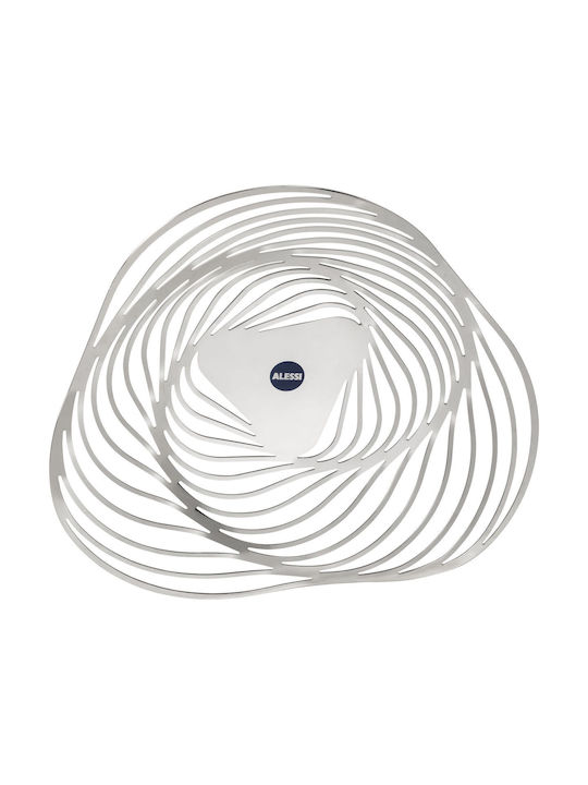 Alessi Trinity Obstschale Inox Silber 43x10cm