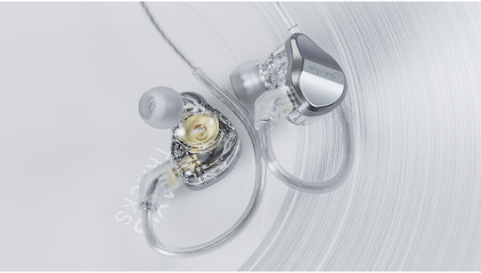 Fiio Ακουστικά Ψείρες In Ear JD1 Ασημί