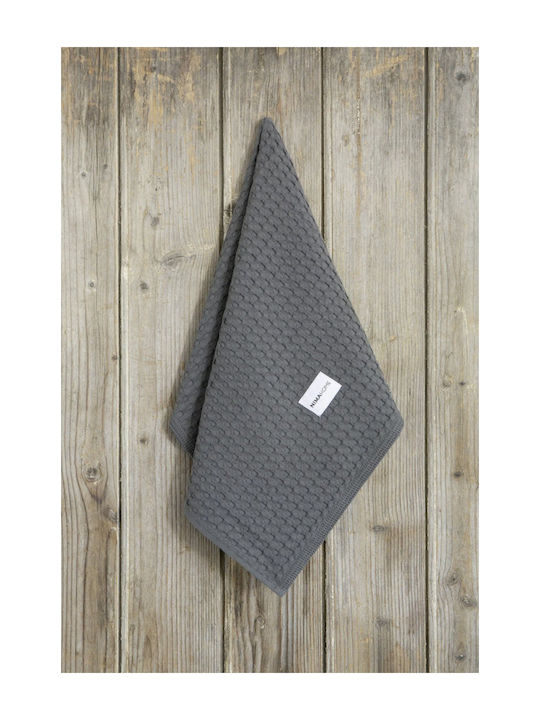 Nima Arida Towel from 100% Cotton in Gray Color 50x70cm