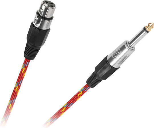 Микрофонен кабел XLR Мама-6.3 жак Татко 3м