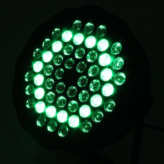 Προβολέας LED PAR DMX Dj 54 X RGB / Κόκκινο / Πράσινο / Μπλε / RGBW
