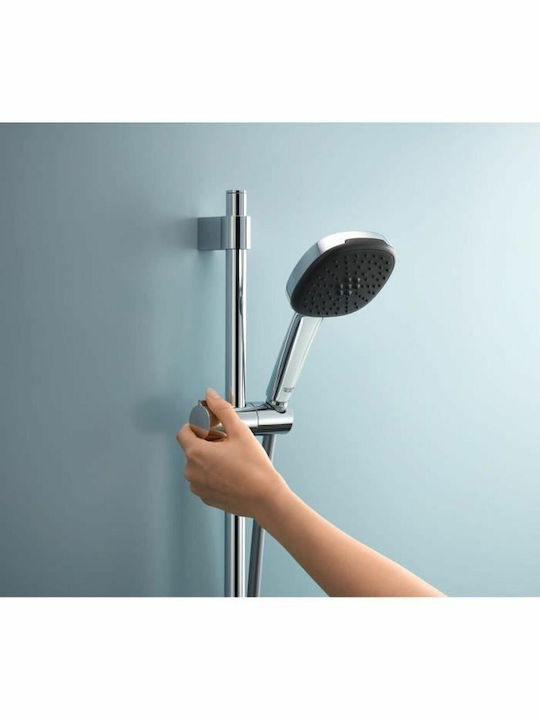 Grohe Shower Column with Mixer Silver