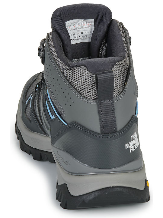 The North Face Hedgehog Damen Wanderschuhe Wasserdicht mit Gore-Tex-Membran Grau