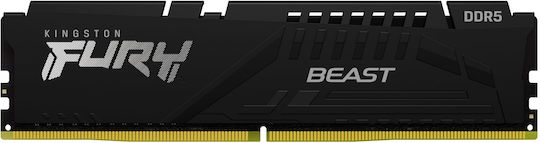 Kingston Fury Beast Black EXPO DDR5 32GB RAM με 2x16GB Modules και Ταχύτητα 6000 για Desktop