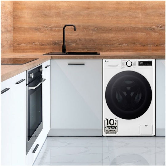 LG Mașină de spălat cu uscător 9kg/6kg Cu aburi 1400 Rotiri