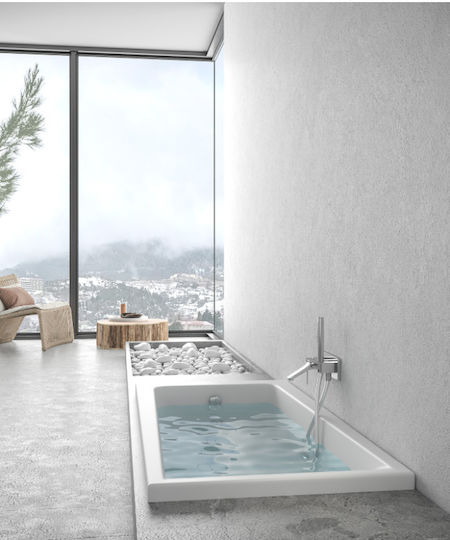 Acrilan Mocca Line Μπανιέρα Ακρυλική 150x80cm