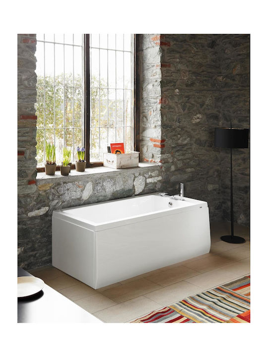 Acrilan Minimal Line Μπανιέρα Ακρυλική 150x70cm