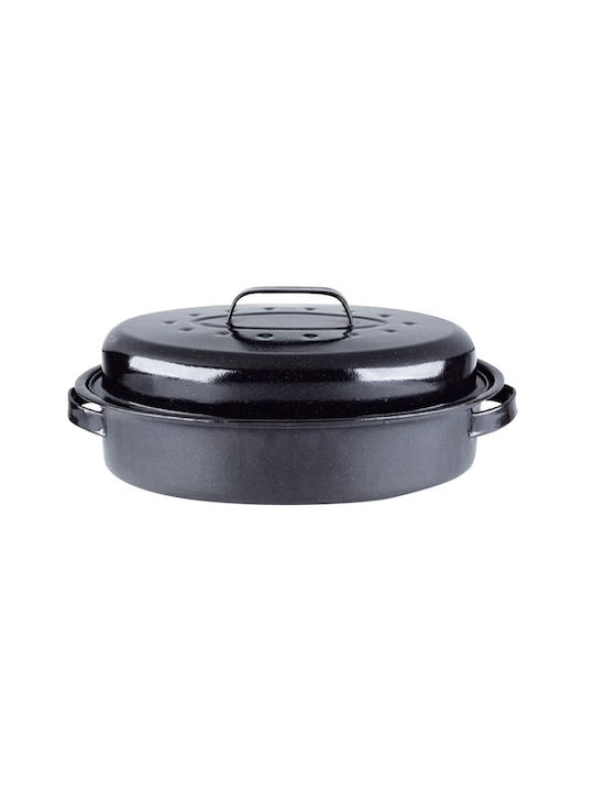 Fylliana JM-C03 Dutch Oven Oval Made of Aluminum with Grill 42x32cm 1pcs