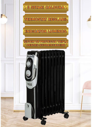 Hausberg Καλοριφέρ Λαδιού με 9 Φέτες 2000W
