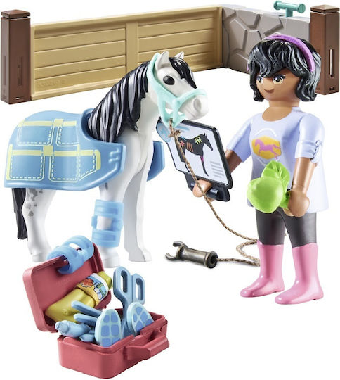 Playmobil Конете на водопада Ветеринар и кон за 4-10 години