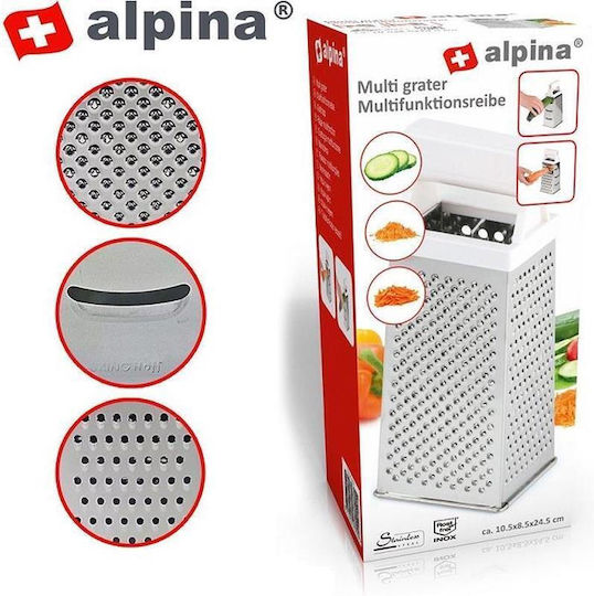 Alpina Appliances Käse Reibe aus Edelstahl