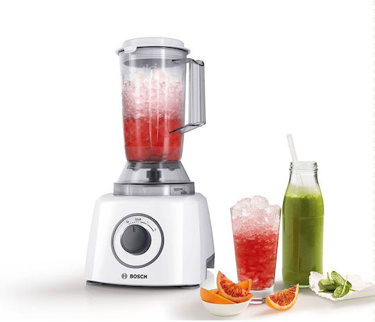 Bosch Multifunctional Food Processor 800W with Pot 2.3lt and Jug Blender White