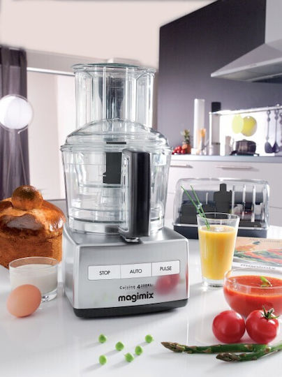 Magimix CS4200 XL Multifunctional Food Processor 950W with Pot 3lt and Jug Blender Silver