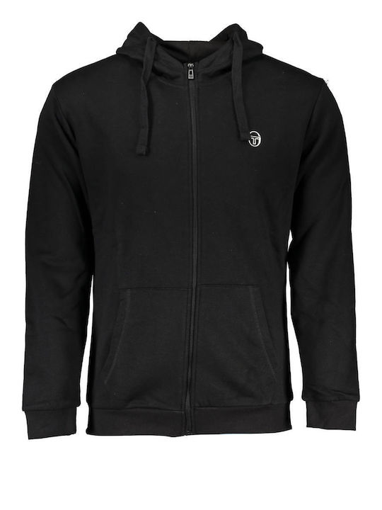 Sergio Tacchini Sweatshirt Fleece with Hood Black