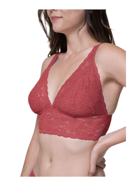 Dorina Lana Women's Bralette Bras Coral-Black 2Pack