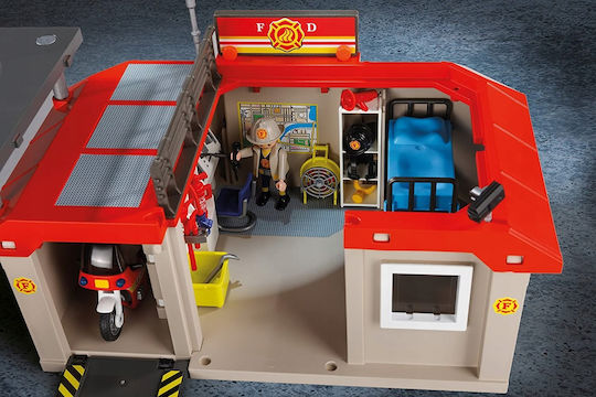 Playmobil City Action Exclusives Valiză: Stație de Pompieri pentru 4+ ani ani