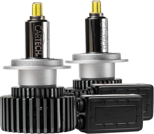 Cartech Λάμπες Αυτοκινήτου H7 LED Λευκό 60W 2τμχ