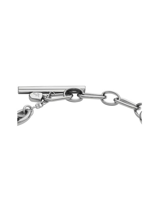 Fossil Women's Silver Bracelet 20cm