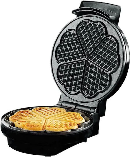 Muhler Βαφλιέρα για Βάφλες Καρδιά 1000W