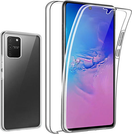 С пълно покритие (360°) Силикон 0.3мм Прозрачен (Galaxy S10 Lite)