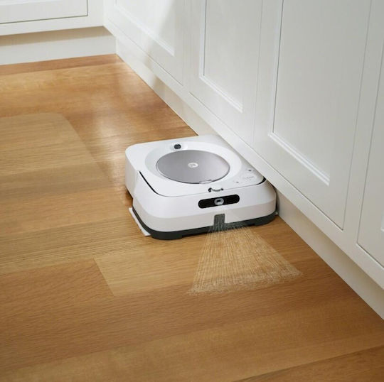 iRobot Braava Jet M6 Roboterstaubsauger zum Saugen & Wischen mit Kartierung und Wi-Fi Weiß