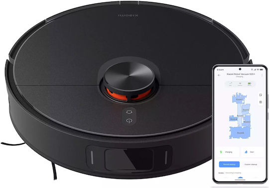 Xiaomi S20+ Σκούπα Ρομπότ με Αυτονομία έως 170min και Κάλυψη Χώρου έως 170τ.μ. Μαύρη