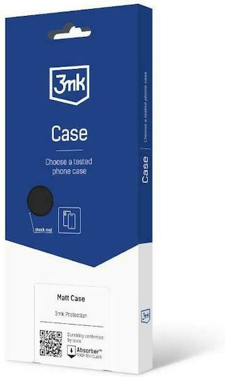 3MK Matt Back Cover Σιλικόνης 1.2mm Μαύρο (Motorola Moto E14, G04, G04S)