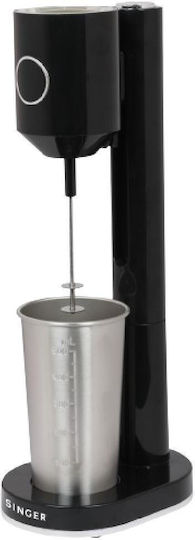 Singer Milk Frother Tabletop 100W with 2 Speed Level Black