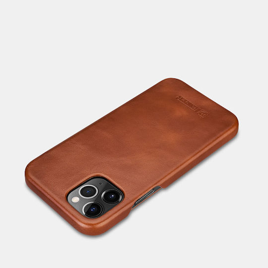 iCarer Back Cover Leather Waterproof Brown (iPhone 12 Pro Max)